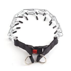 Dog Prong Collar; Adjustable Dog Training Collar For Medium Large Dogs; Pet Collar (Color: black, size: M)